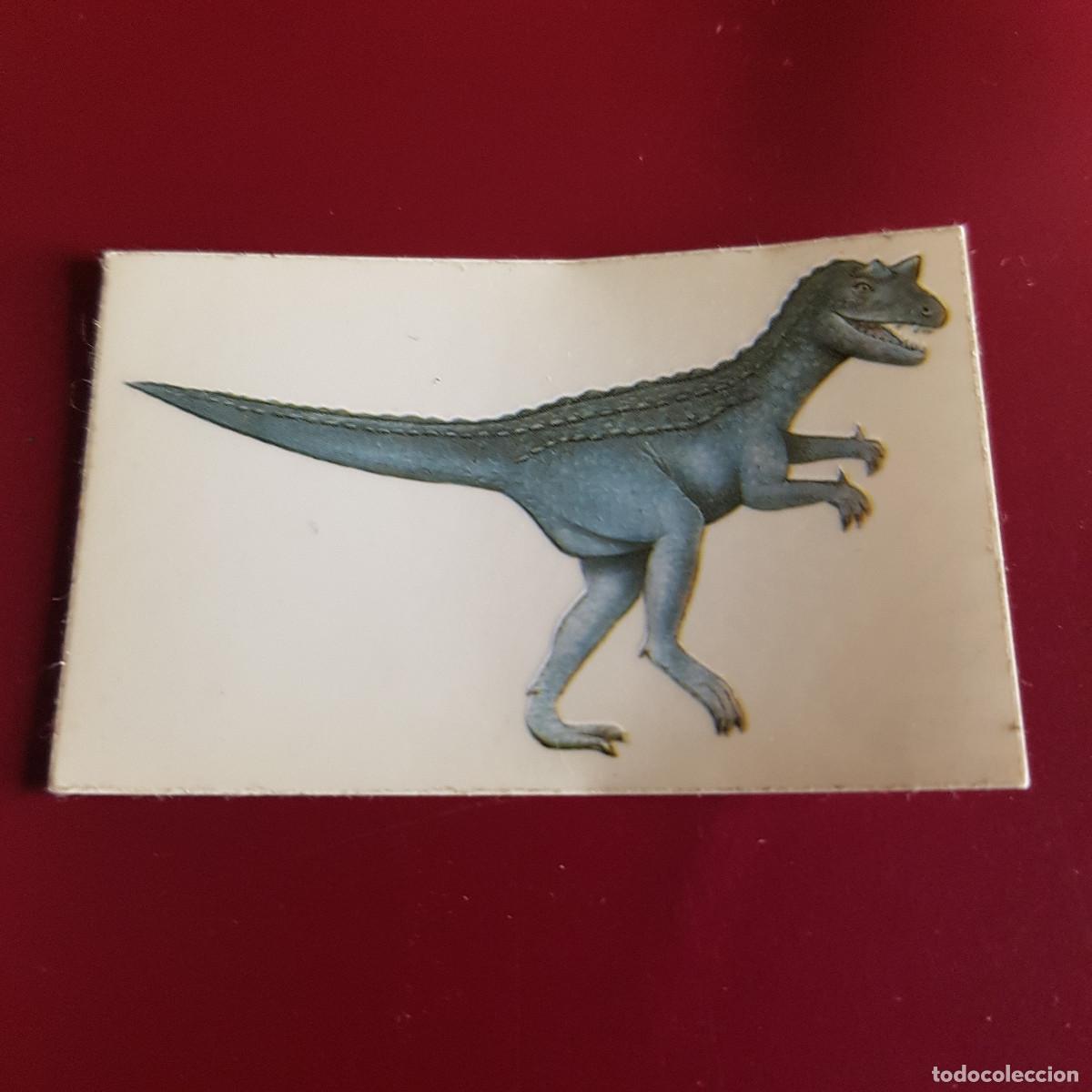 Coleccionismo cromos antiguos: EDICIONES SALVAT - DINOSAURIOS - CARNOTAURUS - NUNCA PEGADO - Foto 1