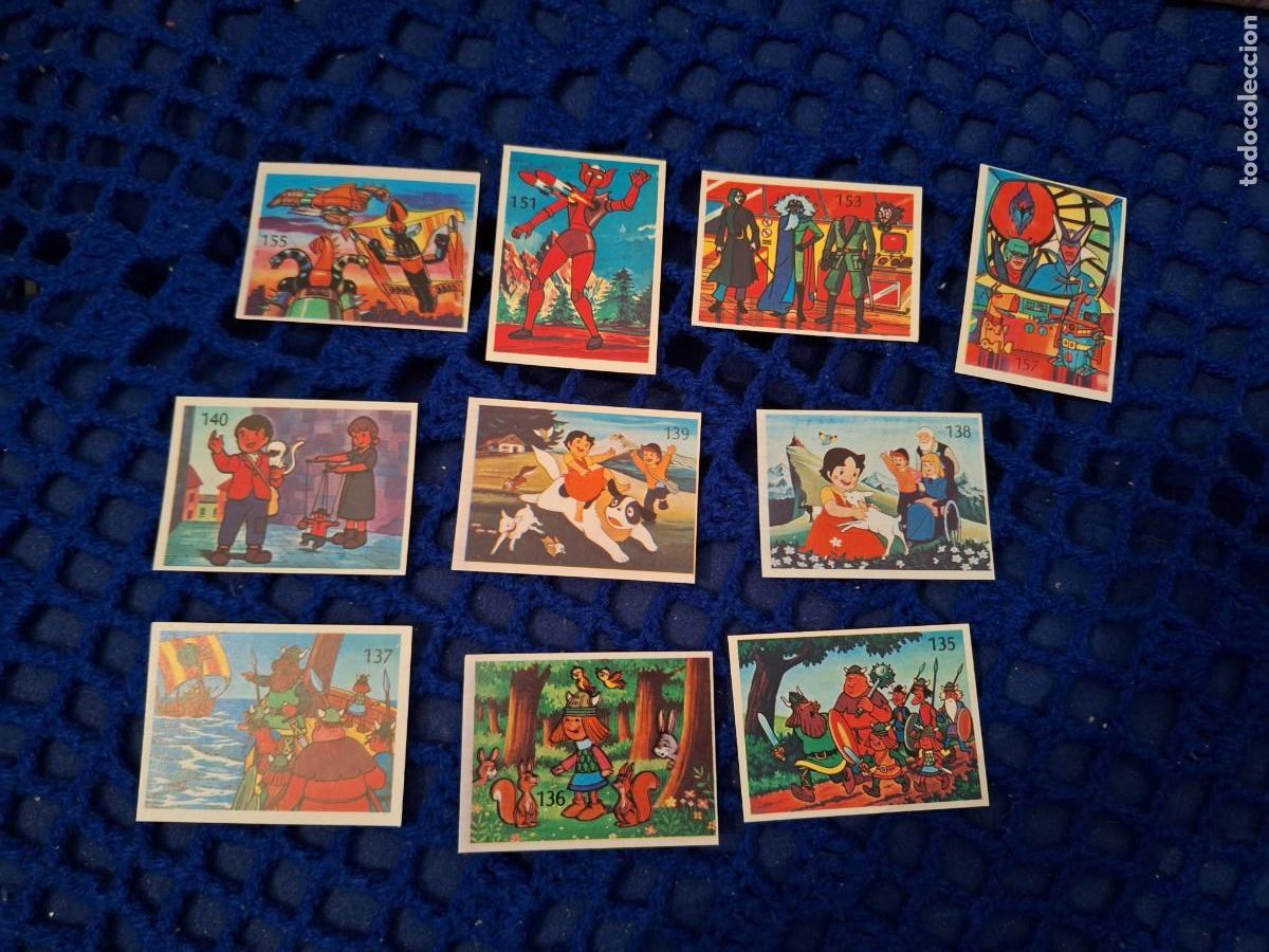 Collectionnisme Cartes &agrave; collectionner anciennes: LOTE FESTIVAL DIBUJO ANIMADO REYAUCA NO PACOSA MAZINGER COMANDO G WICKIE HEIDI