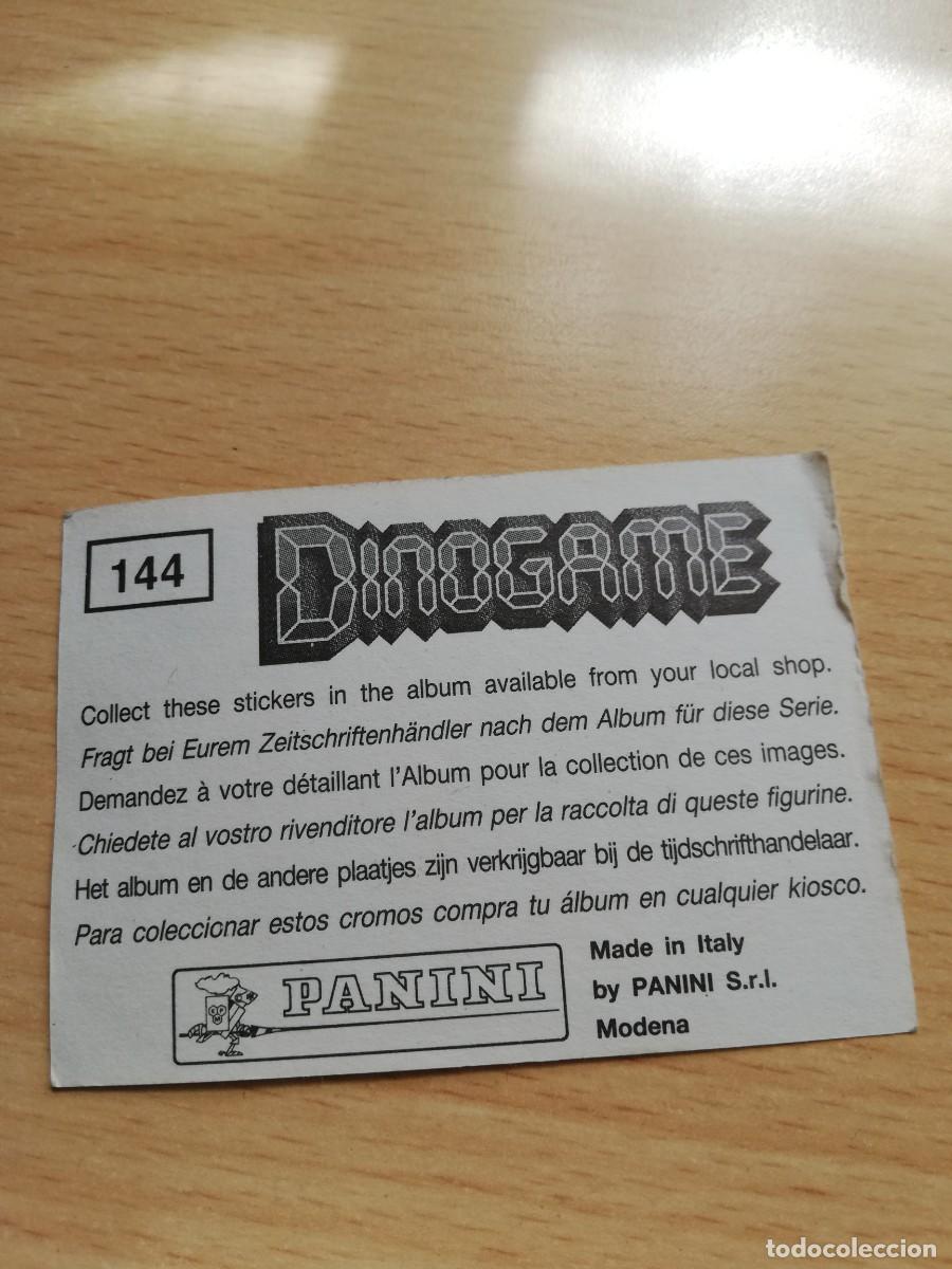 Coleccionismo cromos antiguos: CROMO DINOGAME N&ordm; 144 - PANINI - Foto 2
