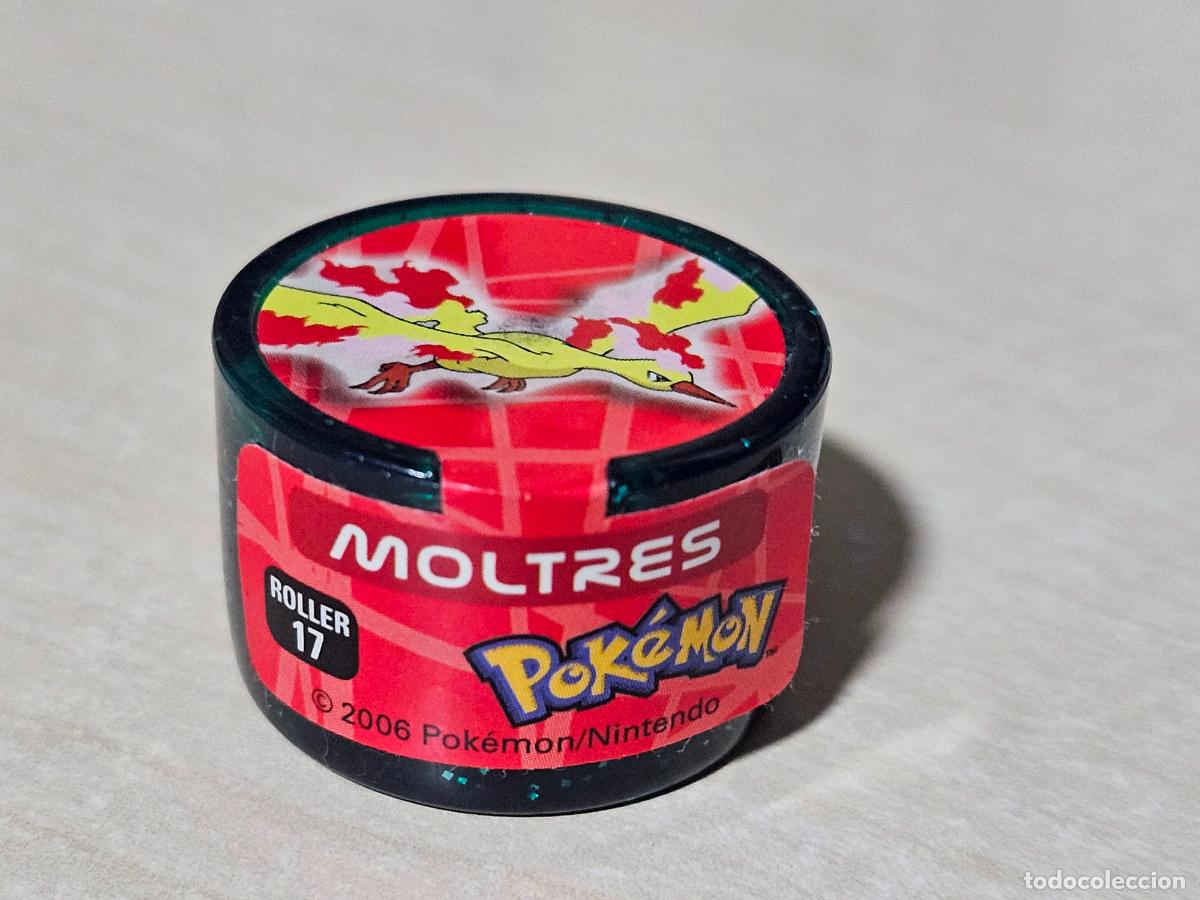 Coleccionismo cromos antiguos: ROLLER 17 MOLTRES - POKEMON ROLLERS - NINTENDO 2006 - Foto 1