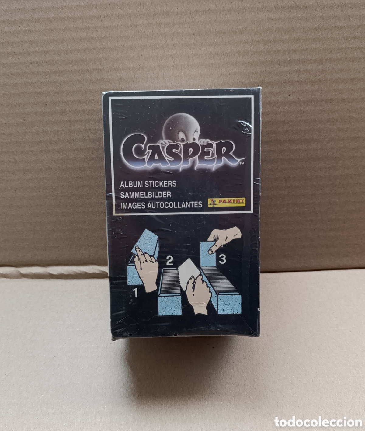 Coleccionismo cromos antiguos: Caja de cromos Panini Casper - Foto 1