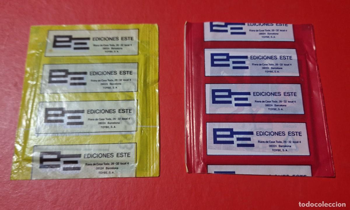 Coleccionismo cromos antiguos: LOTE DE 2 SOBRES (92-93)DIFERENTES VERSIONES - Foto 2