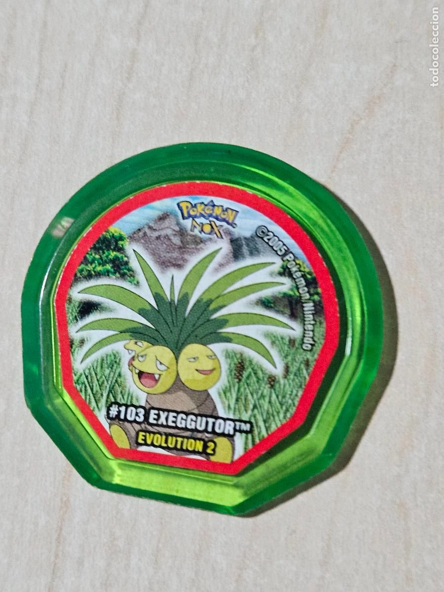 Coleccionismo cromos antiguos: TAZO 103 EXEGGUTOR - POK&Eacute;MON NOX - Foto 1