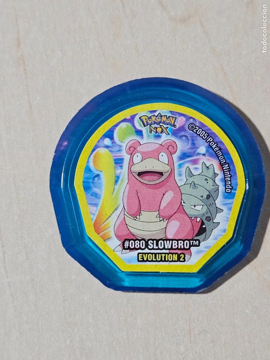 Coleccionismo cromos antiguos: TAZO 080 SLOWBRO - POK&Eacute;MON NOX - Foto 1