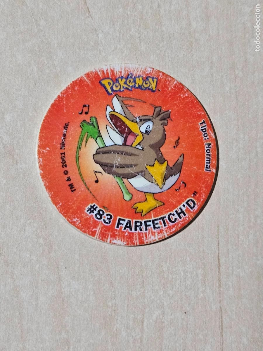 Coleccionismo cromos antiguos: TAZO 83 FARFETCHD - POKEMON ATTACK TAZOS - Foto 1