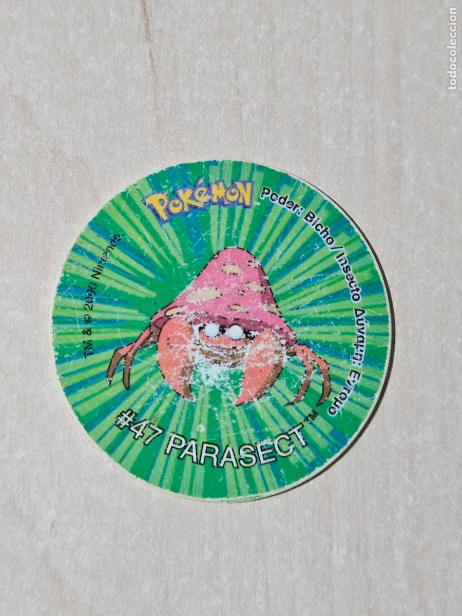Coleccionismo cromos antiguos: TAZO 47 PARASECT - POKEMON 2 TAZOS - Foto 1