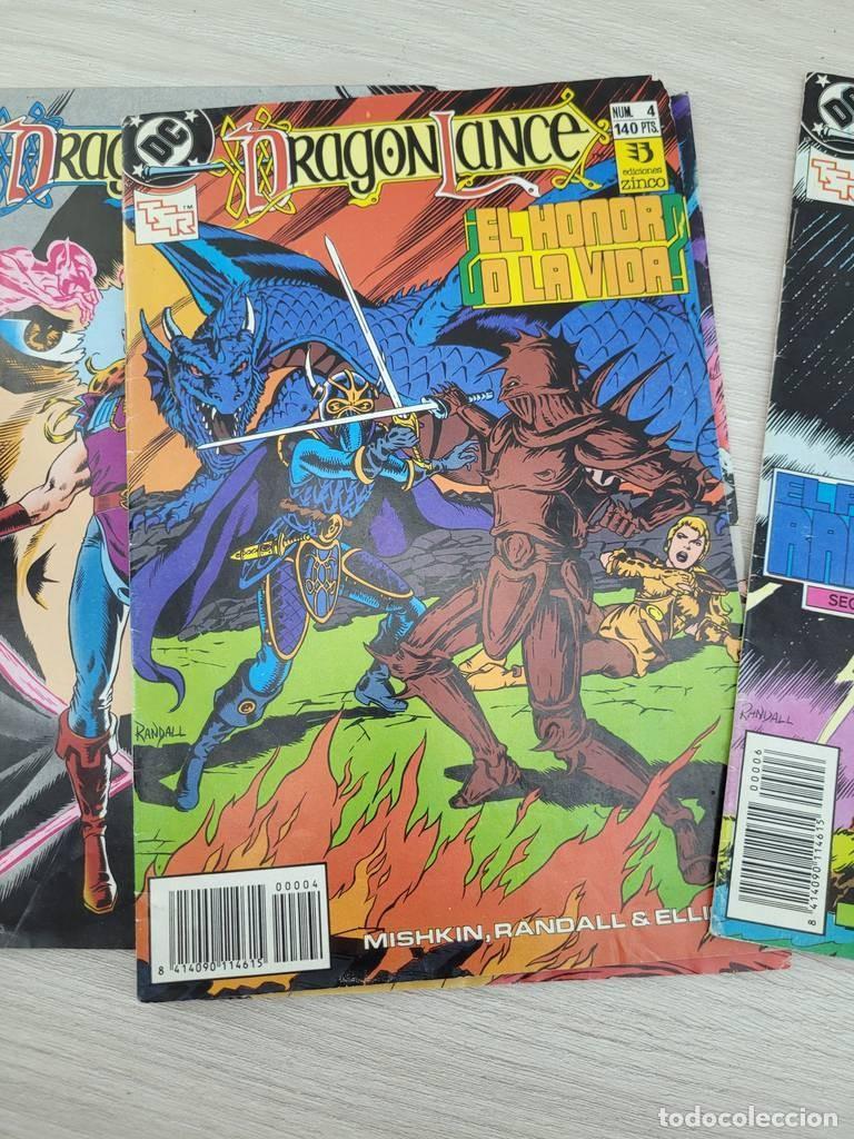 Coleccionismo cromos antiguos: 5 C&Oacute;MICS DE LA SERIE DRAGONLANCE - Foto 1