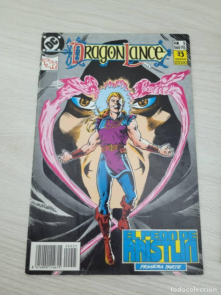 Coleccionismo cromos antiguos: 5 C&Oacute;MICS DE LA SERIE DRAGONLANCE - Foto 5