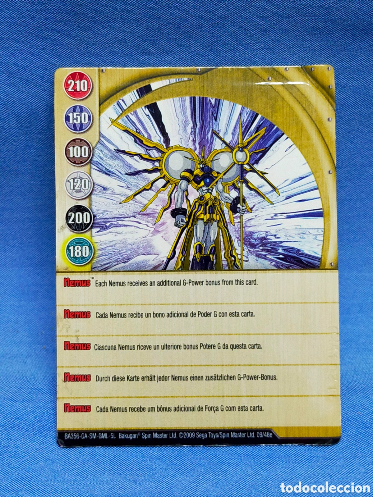 Coleccionismo cromos antiguos: Carta Nemus Bakugan Batttle Brawiers - Foto 1