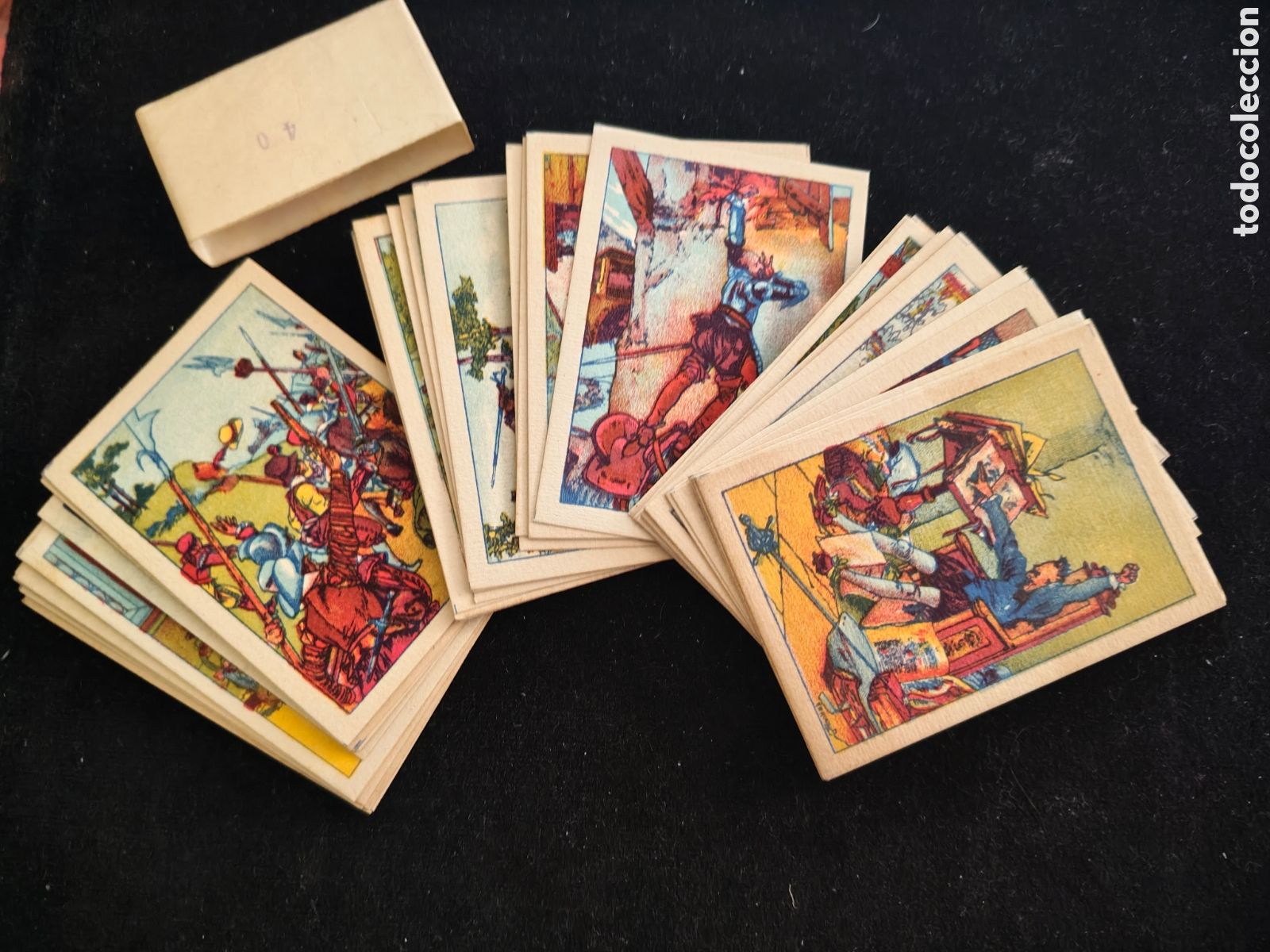 Coleccionismo cromos antiguos: Coleccion Don Quijote 40 dibujos impecable - Foto 1