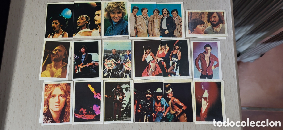 Coleccionismo cromos antiguos: LOTE DE 50 CROMOS DEL ALBUM POP FESTIVAL 1980