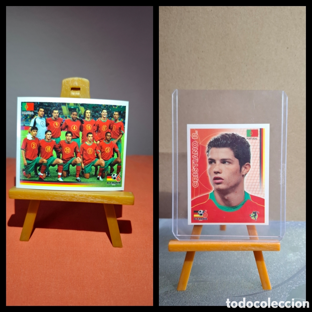 Coleccionismo Cromos antiguos: Cromos Cristiano Ronaldo y selecci&oacute;n Mundial Alemania 2006 Navarrete