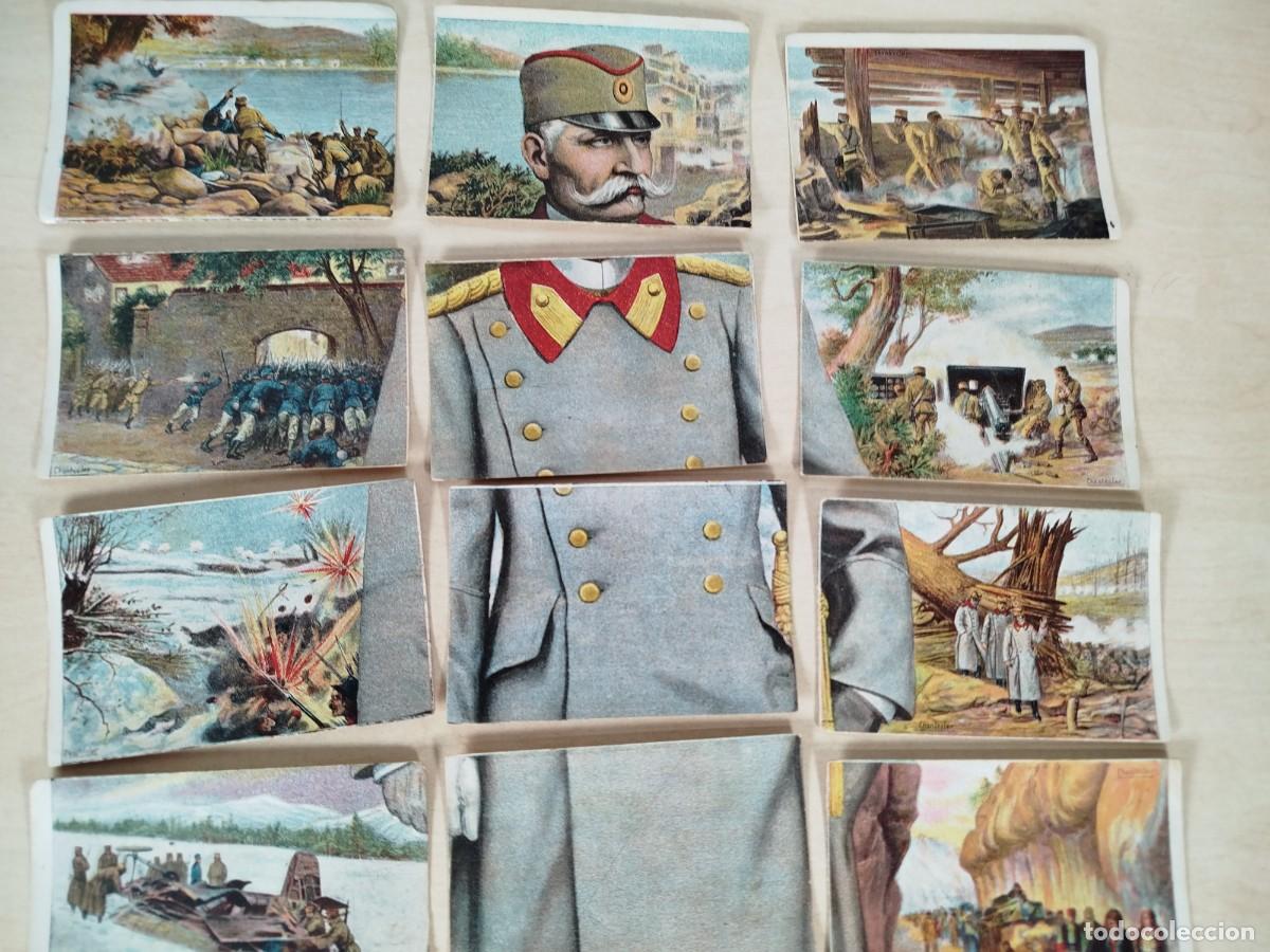Coleccionismo cromos antiguos: Cromos Servia La gran Guerra - Foto 2