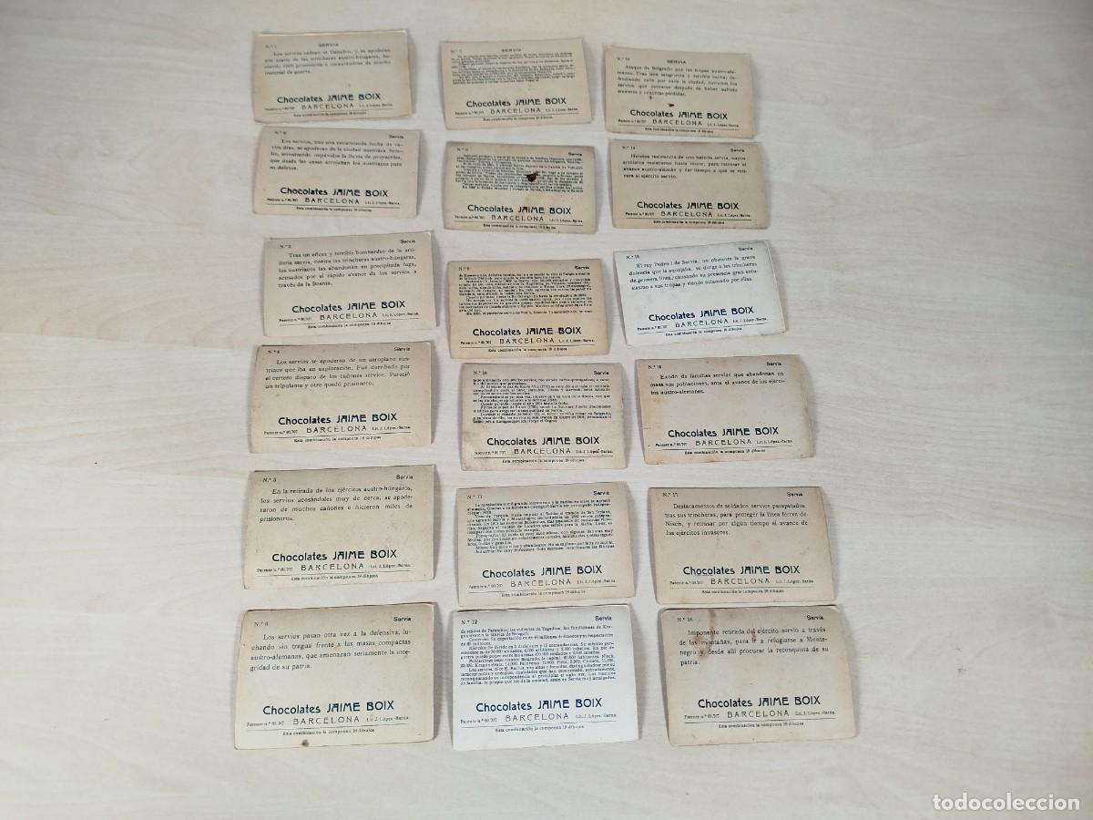 Coleccionismo cromos antiguos: Cromos Servia La gran Guerra - Foto 5