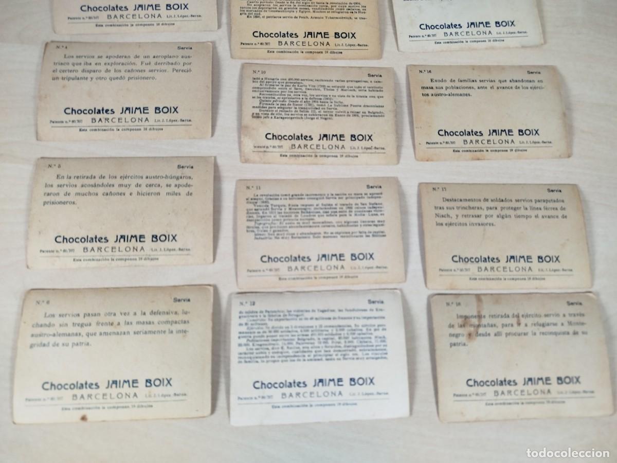 Coleccionismo cromos antiguos: Cromos Servia La gran Guerra - Foto 7