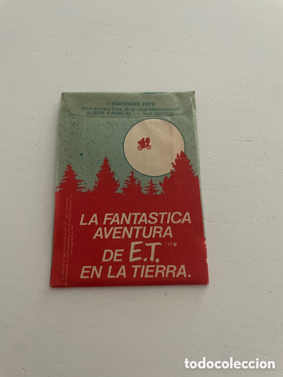 Coleccionismo cromos antiguos: E.T. EL EXTRATERRESTRE Sobre de cromos sin abrir - Foto 2