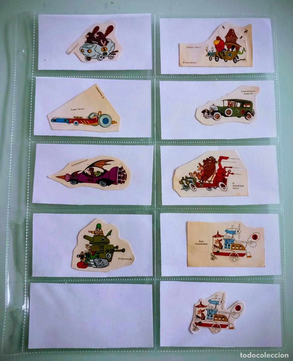 Coleccionismo Cromos antiguos: CROMOS AUTOAHESIVOS AUTOS LOCOS QUESITOS MG.