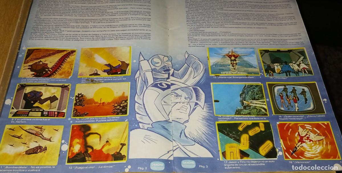 Coleccionismo cromos antiguos: &Aacute;lbum cromos batalla de los planetas de Danone. - Foto 3