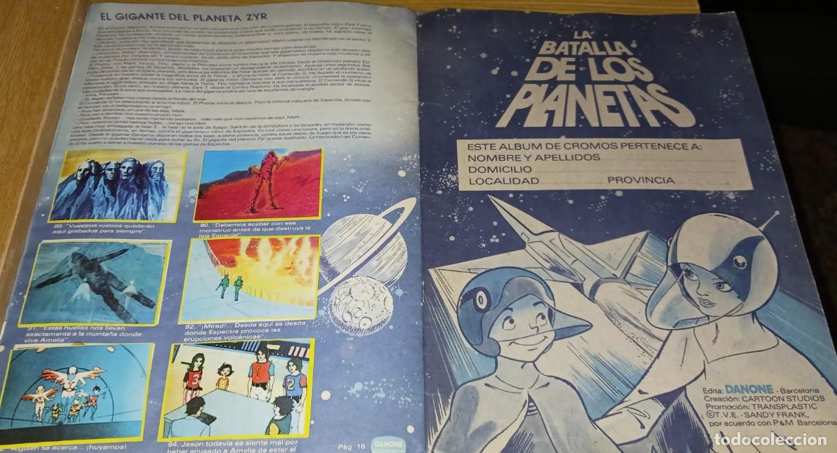 Coleccionismo cromos antiguos: &Aacute;lbum cromos batalla de los planetas de Danone. - Foto 6