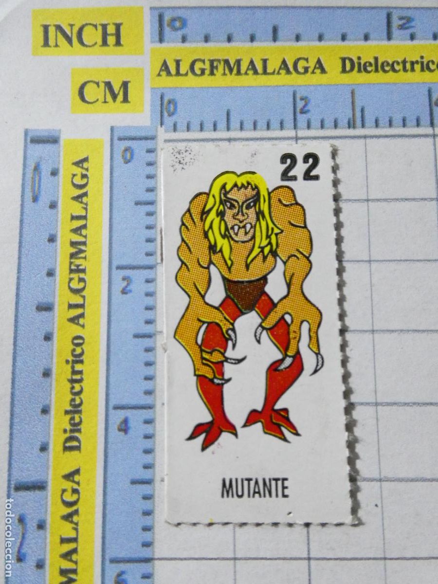 Collectionnisme Cartes &agrave; collectionner anciennes: CROMO CROMITO CHUCHER&Iacute;AS PASTELITOS ? MUTANTE. 84