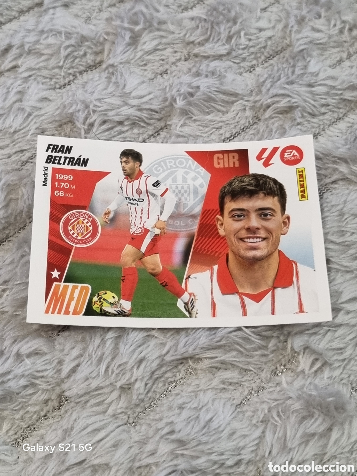Coleccionismo Cromos antiguos: 20 - FRAN BELTR&Aacute;N, GIRONA MERCADO DE INVIERNO LIGA ESTE 2025 2026