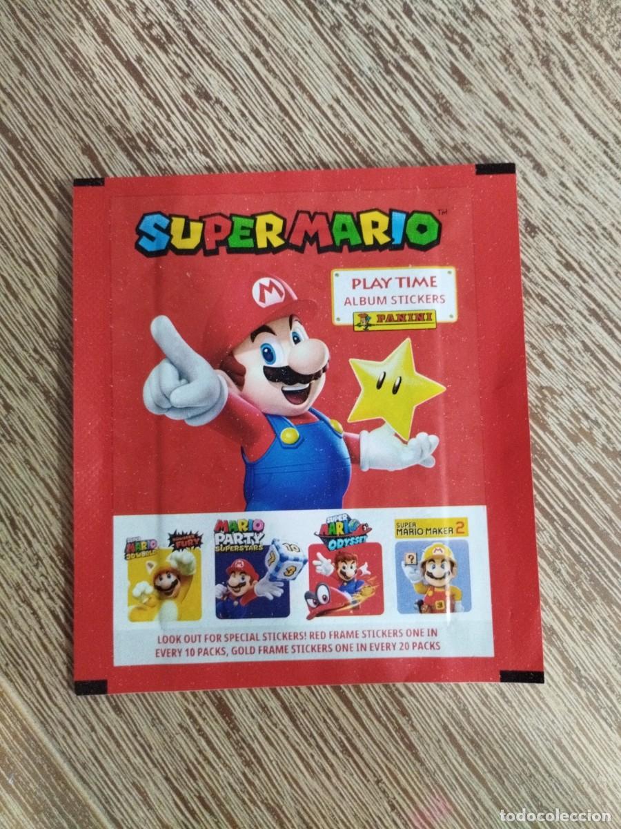 Coleccionismo cromos antiguos: Super Mario - Sobre Sin Abrir - Panini - Play Time - Foto 1