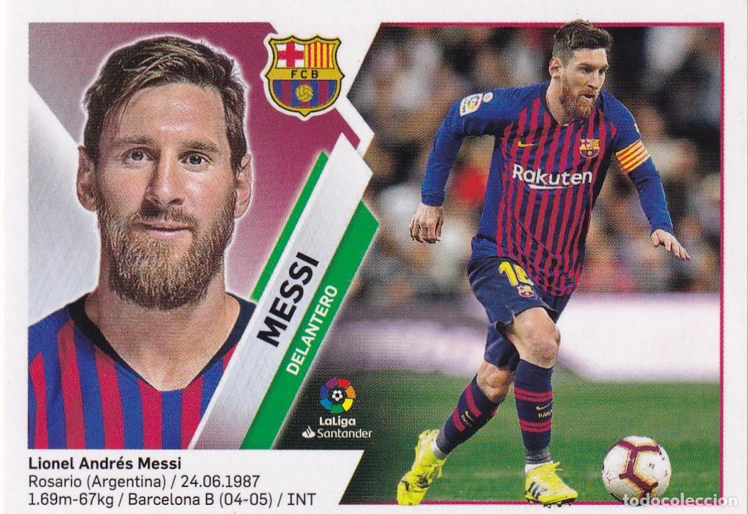 Coleccionismo cromos antiguos: Liga Este Messi 2019-20 19-20 - Foto 1
