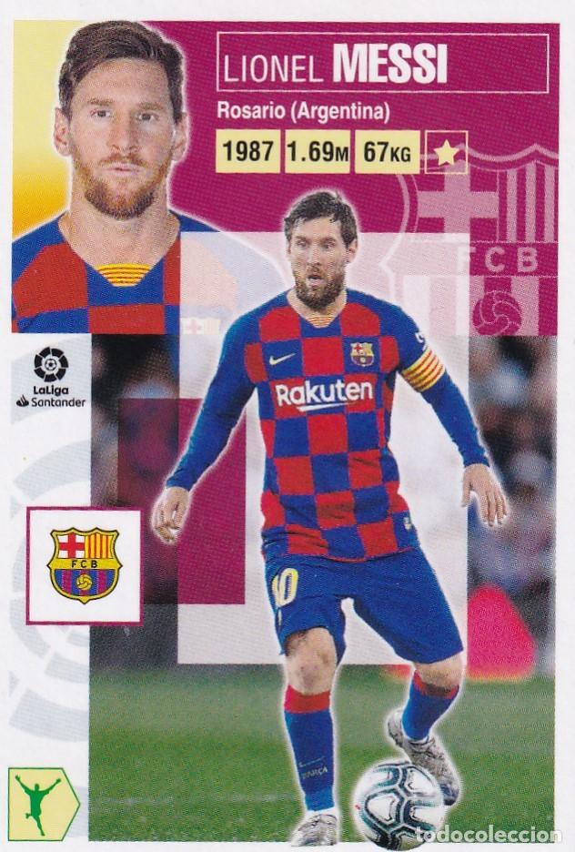 Coleccionismo cromos antiguos: Liga Este Messi 2020-21 20-21 - Foto 1