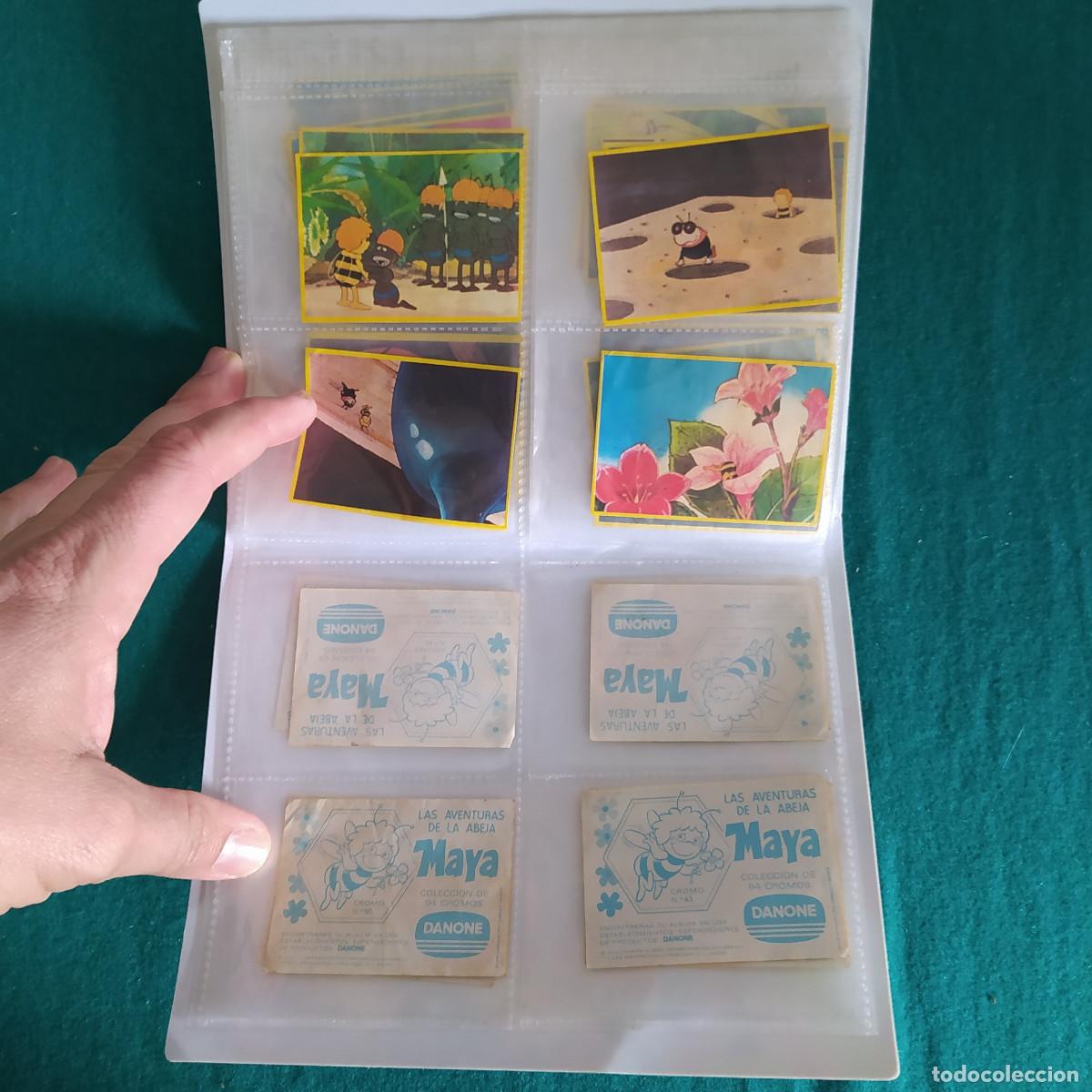 Coleccionismo cromos antiguos: 43 cromos de las aventuras de la abeja maya danone - Foto 3