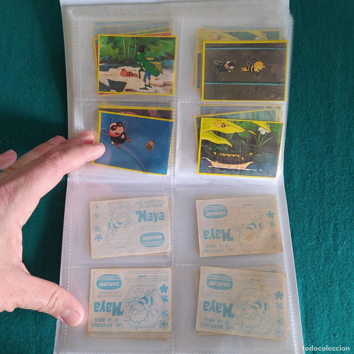 Coleccionismo cromos antiguos: 43 cromos de las aventuras de la abeja maya danone - Foto 4