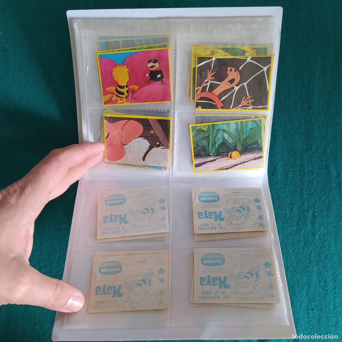 Coleccionismo cromos antiguos: 43 cromos de las aventuras de la abeja maya danone - Foto 5