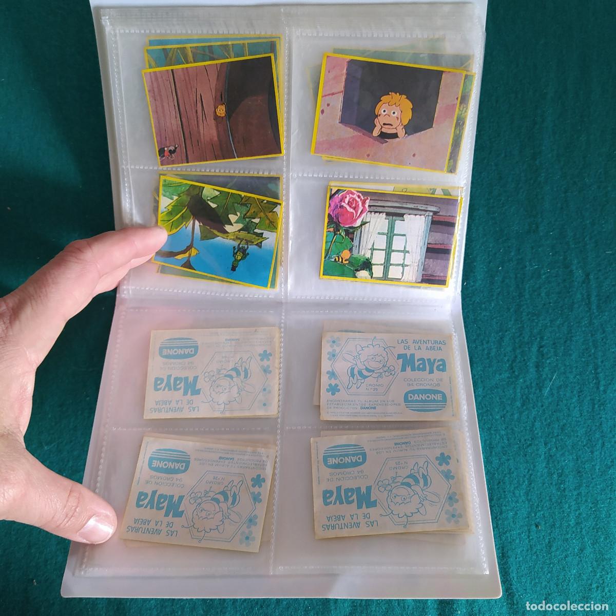 Coleccionismo cromos antiguos: 43 cromos de las aventuras de la abeja maya danone - Foto 7