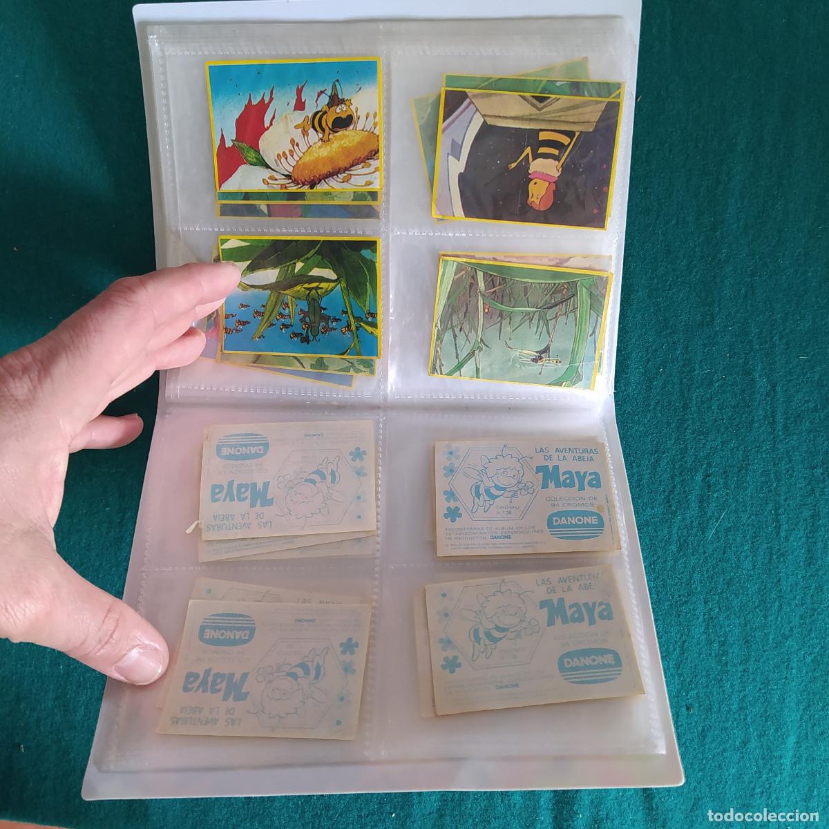 Coleccionismo cromos antiguos: 43 cromos de las aventuras de la abeja maya danone - Foto 9