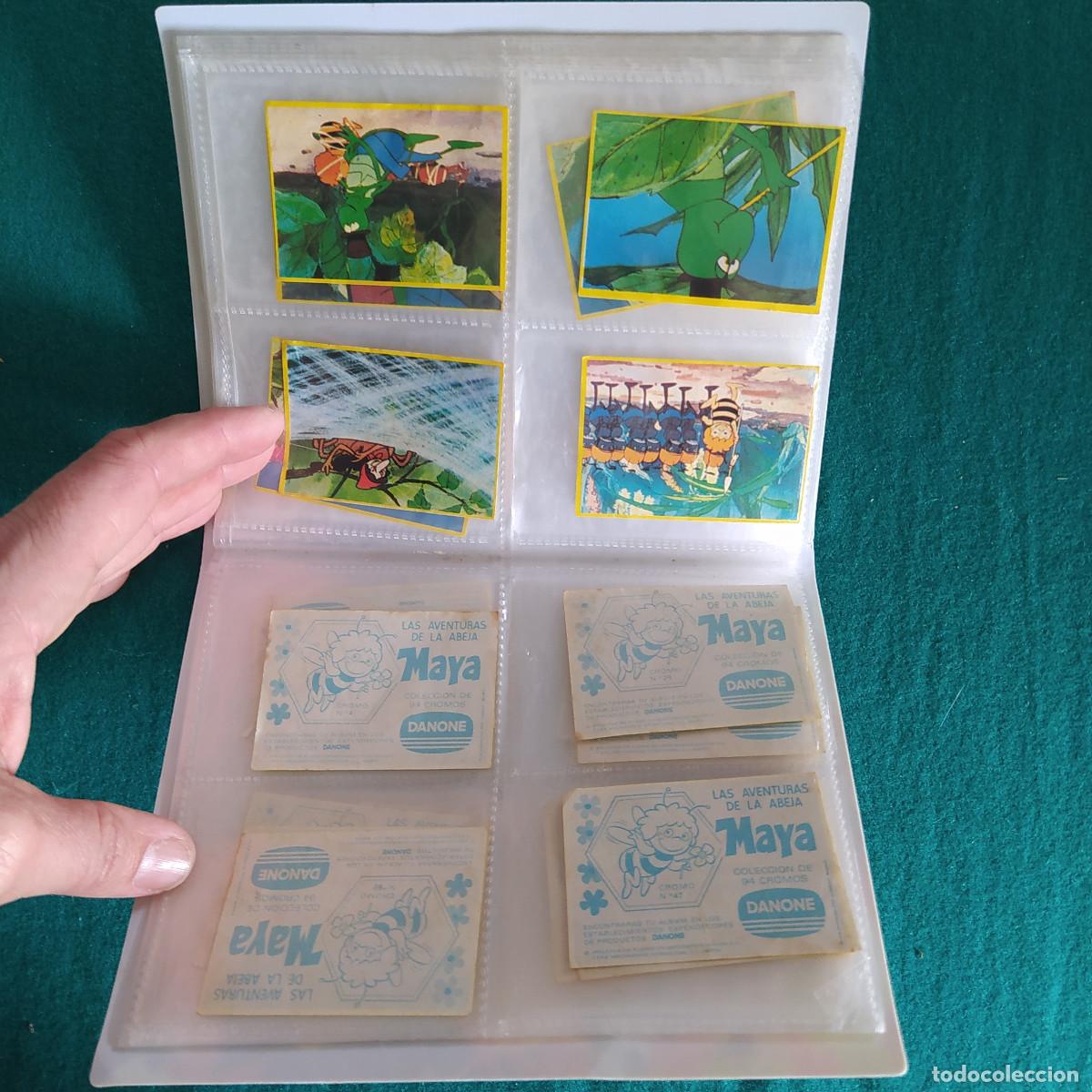 Coleccionismo cromos antiguos: 43 cromos de las aventuras de la abeja maya danone - Foto 10