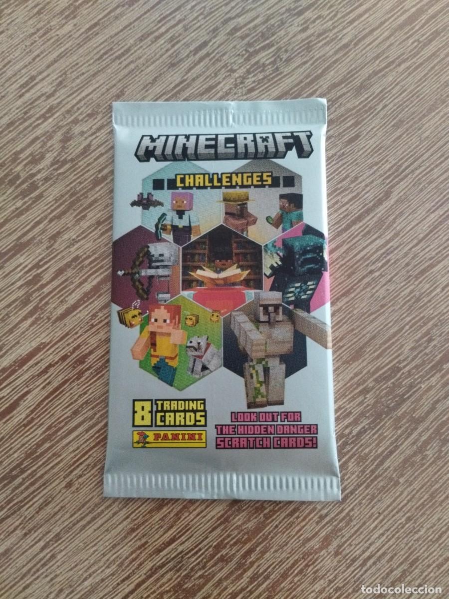 Coleccionismo cromos antiguos: Minecraft Challenges - Sobre Sin Abrir - Panini - Foto 1