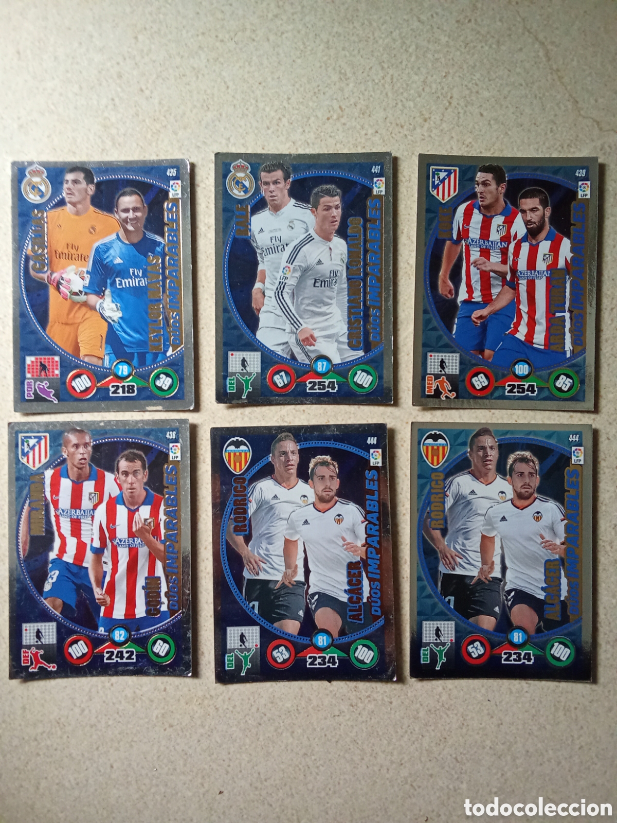 Coleccionismo cromos antiguos: ADRENALYN 2014 2015 DUOS IMPARABLES - Foto 1