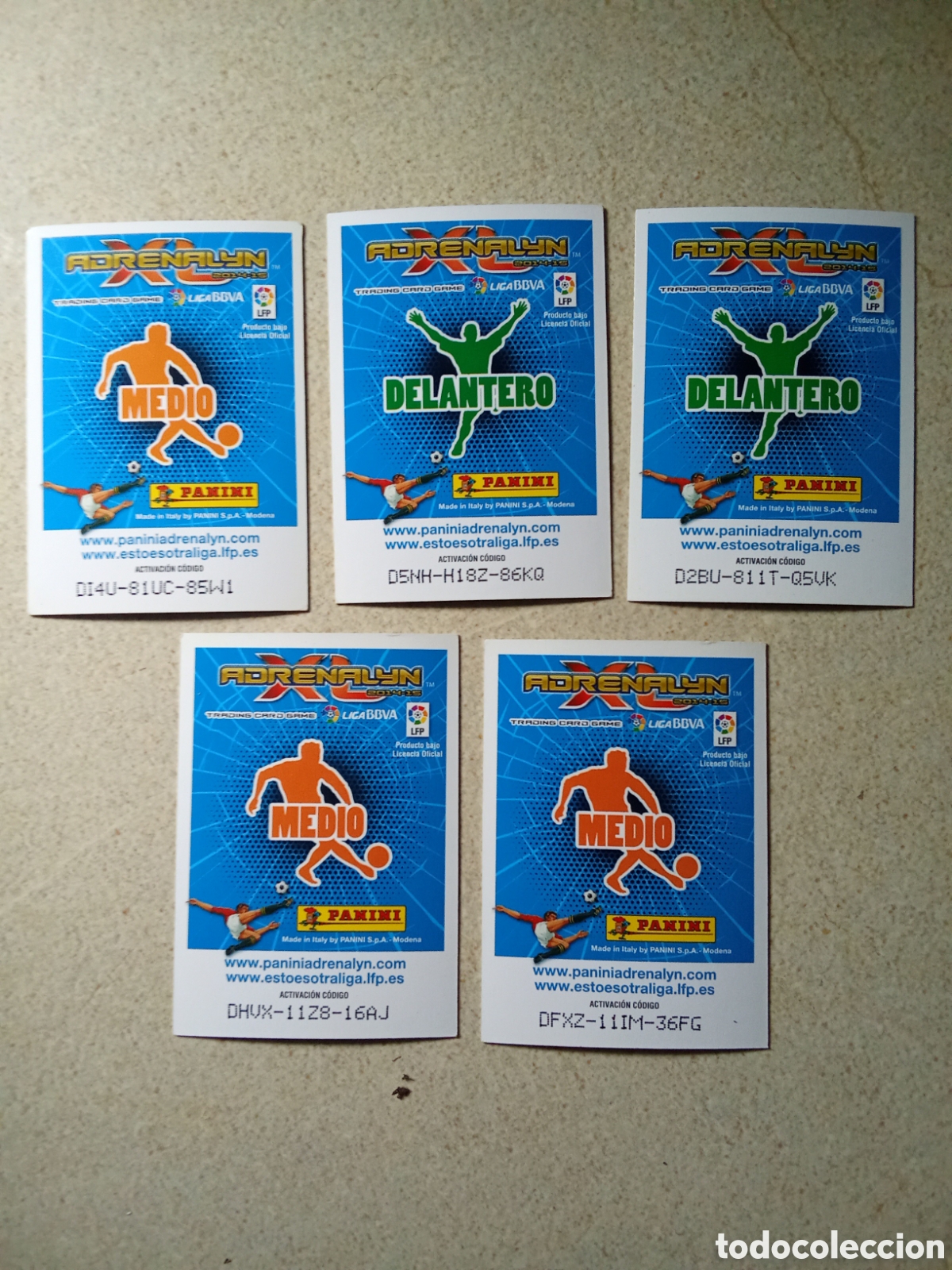 Coleccionismo cromos antiguos: ADRENALYN 2014 2015 IDOLO - Foto 2