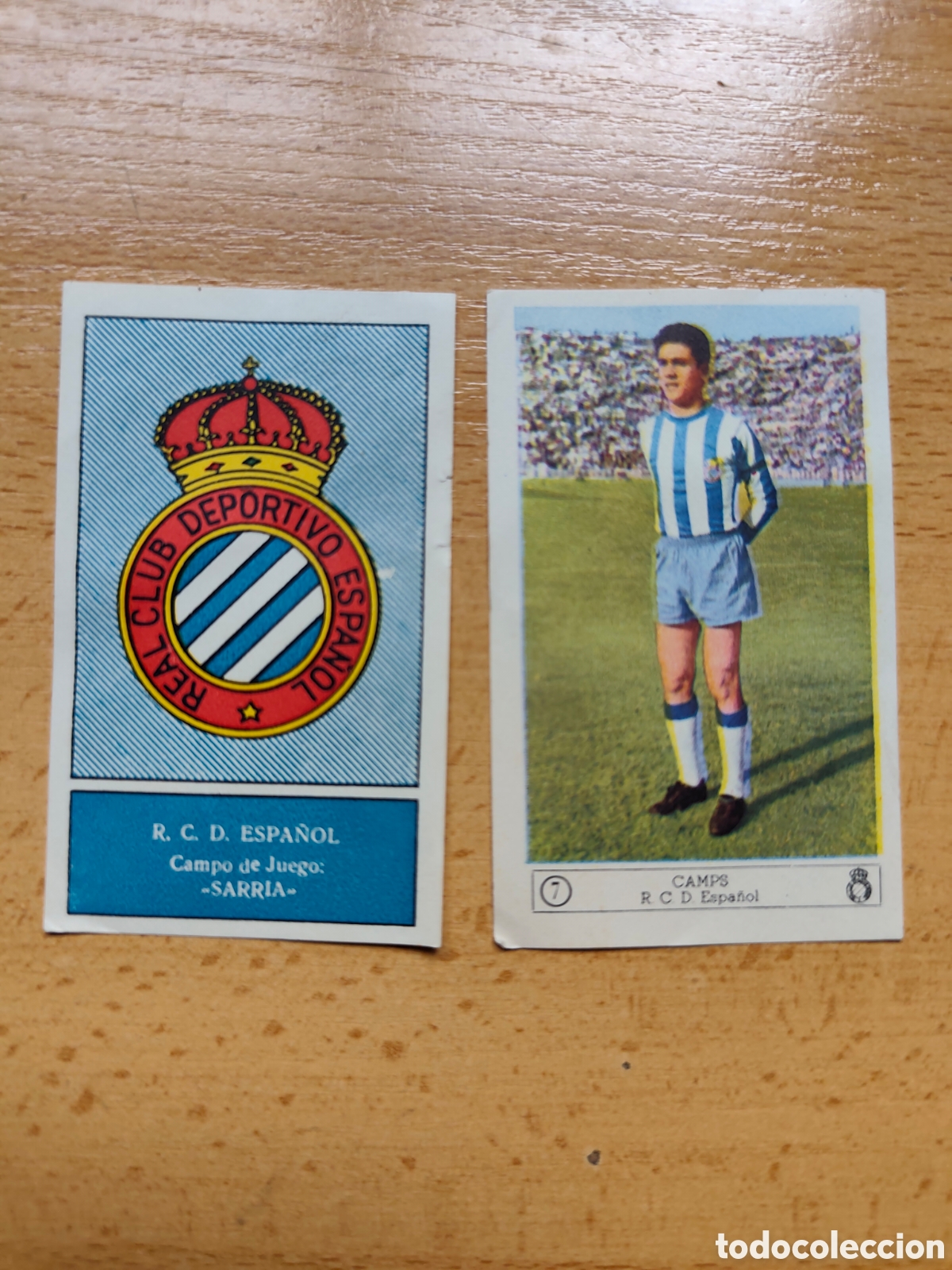 Coleccionismo cromos antiguos: Lote 2 Cromos RCD espa&ntilde;ol - Foto 1