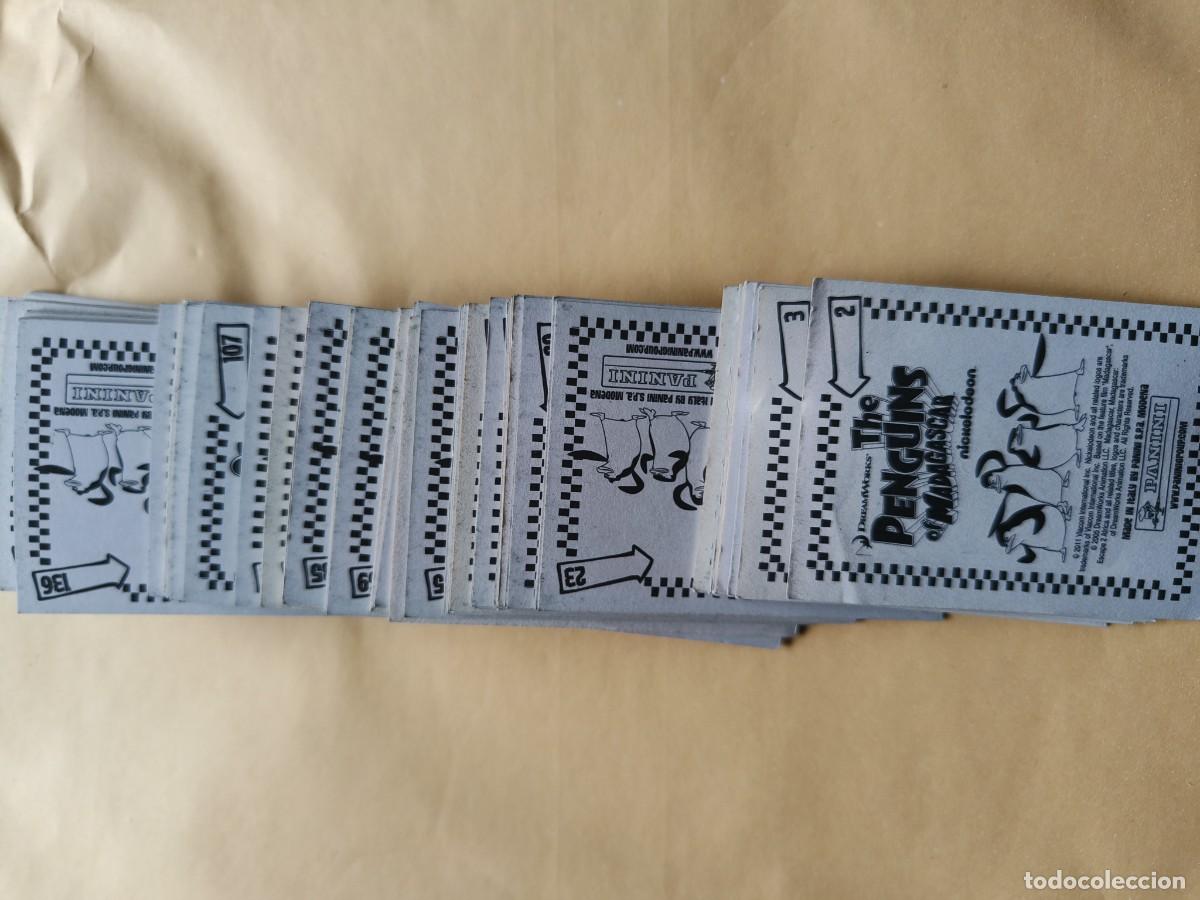Coleccionismo cromos antiguos: LOTE 1100- LOS PING&Uuml;INOS DE MADAGASCAR 186 CROMOS DIFERENTES