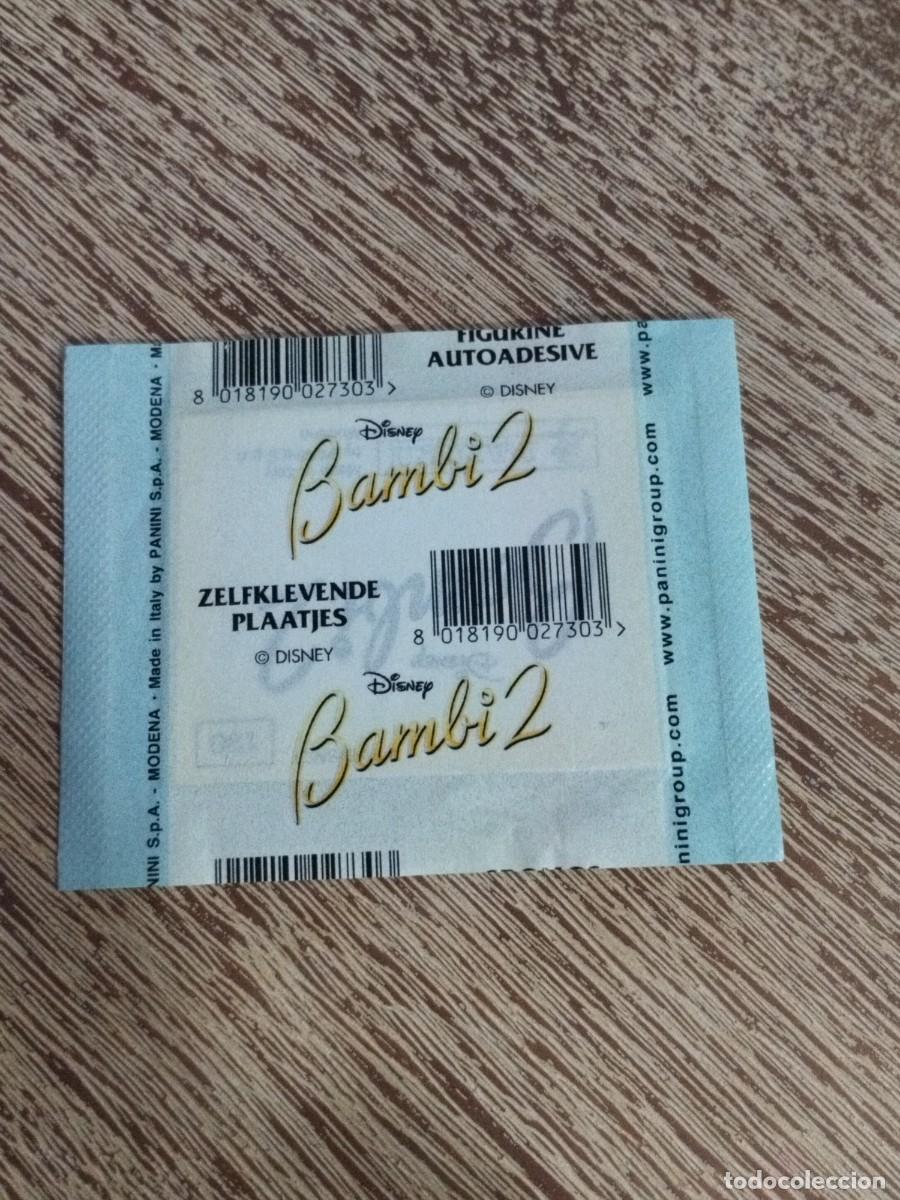 Coleccionismo cromos antiguos: Bambi 2 - Sobre Sin Abrir - Disney - Panini - Foto 2