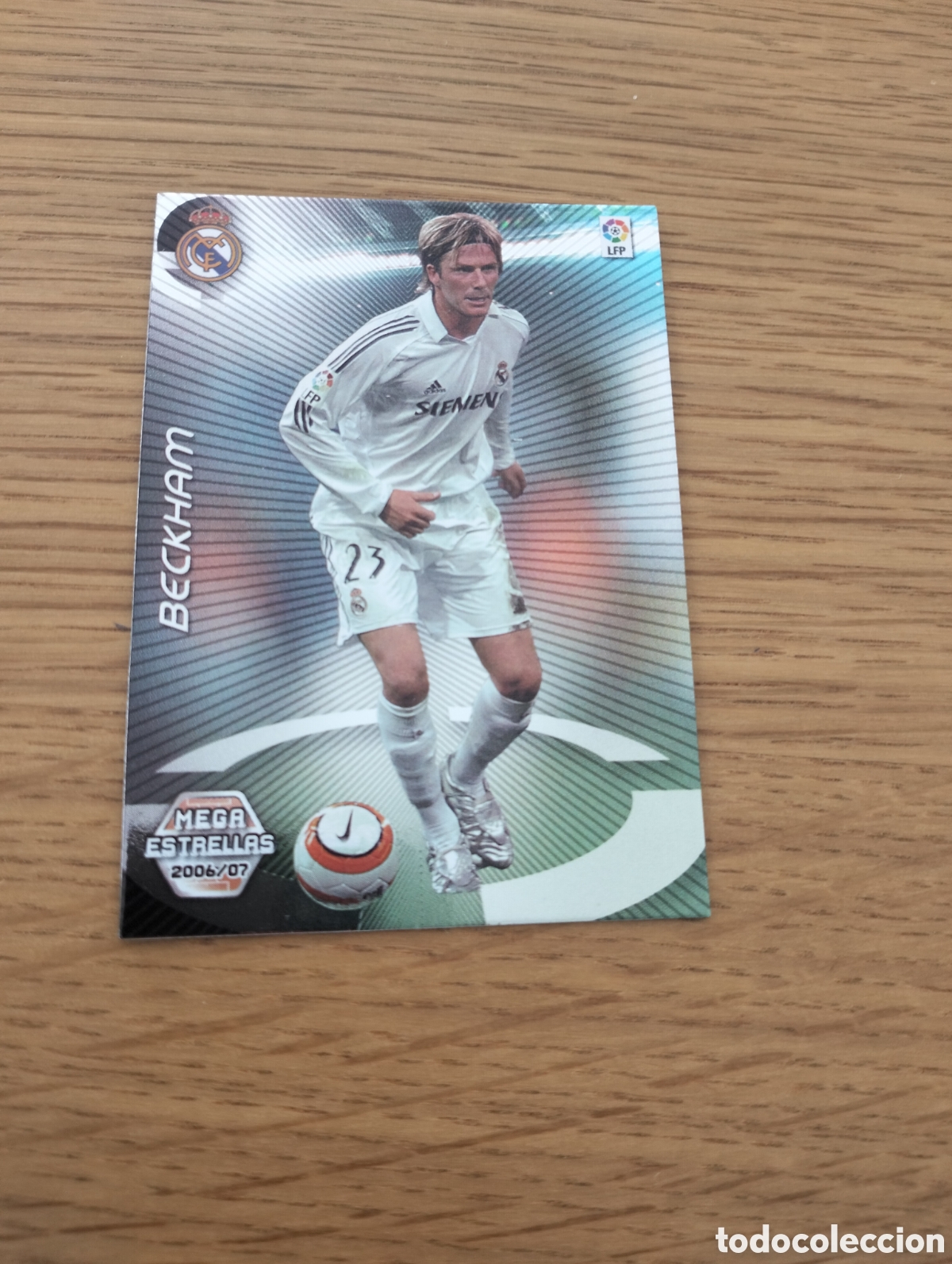 Coleccionismo cromos antiguos: Beckham - Mega cracks estrellas 2006 2007 Panini n&ordm; 369 - Foto 1