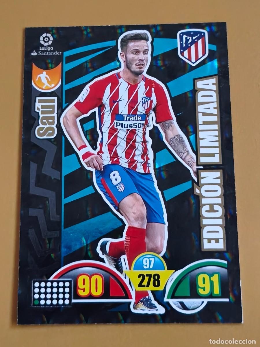 Coleccionismo cromos antiguos: saul, adrenalyn 2017 18 edicion limitada - Foto 1