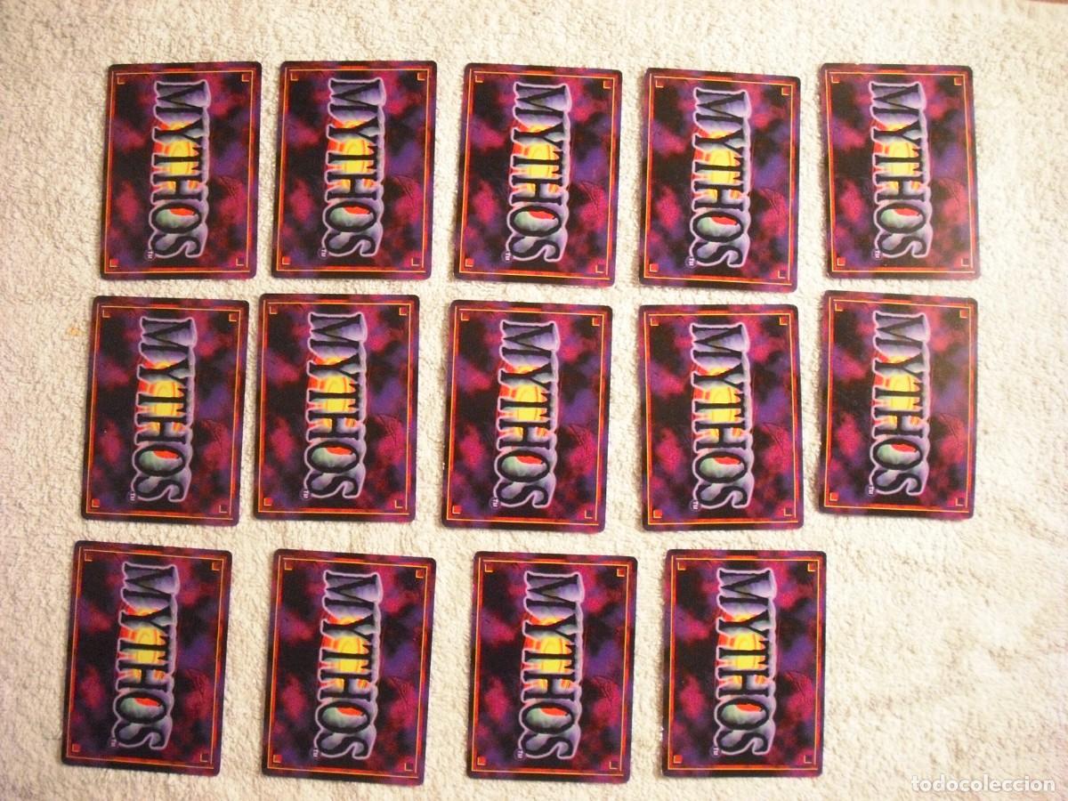 Coleccionismo cromos antiguos: MYTHOS , LOTE DE 14 CARTAS EN INGLES - Foto 2
