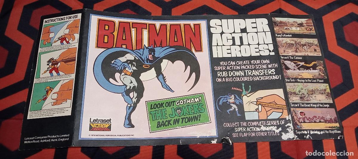 Coleccionismo cromos antiguos: KALKITOS BATMAN A&Ntilde;O 1974 - Foto 1