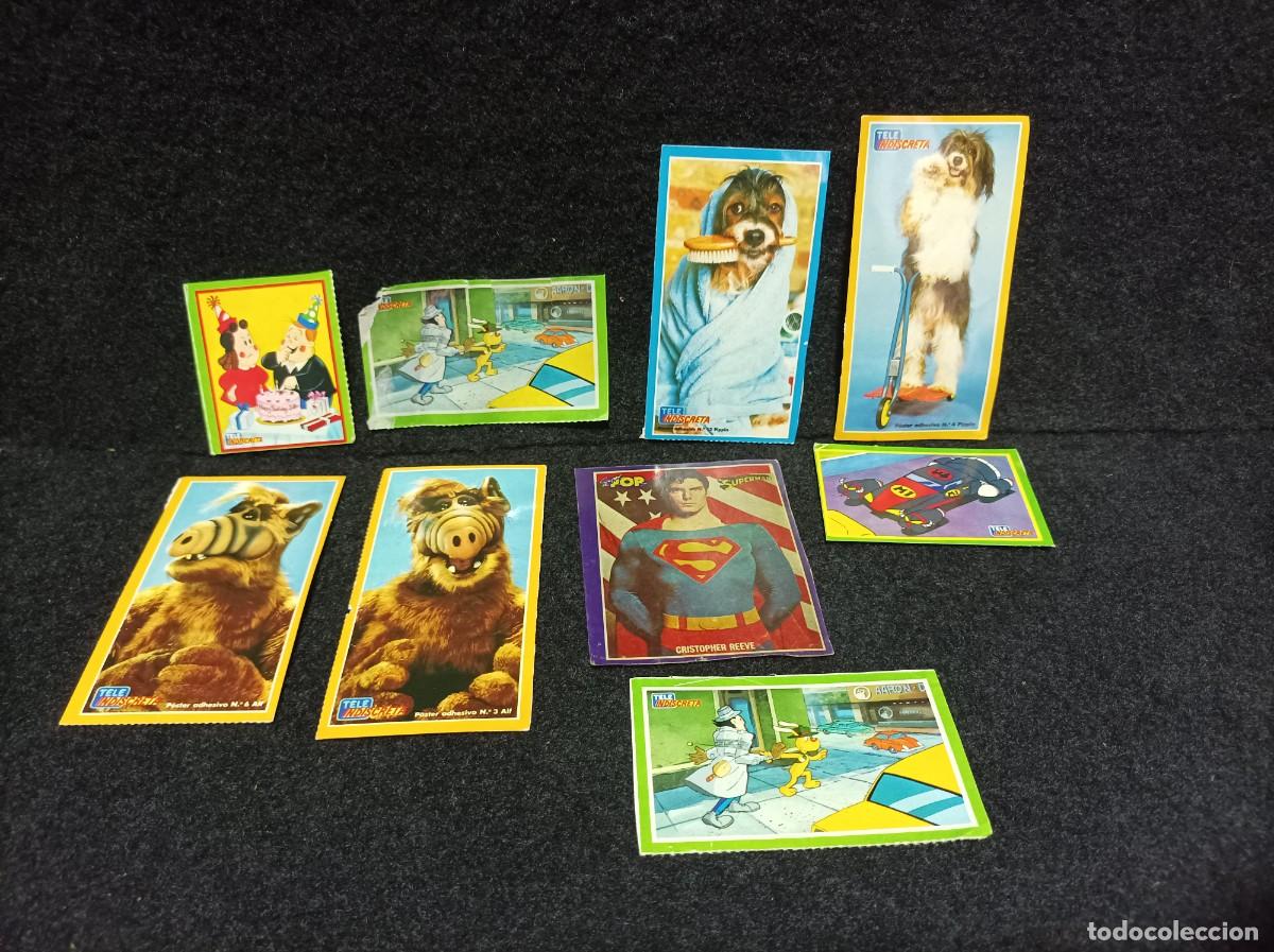 Collezionismo Figurine antiche: LOTE DE PEGATINAS - TELE INDISCRETA Y SUPER POP