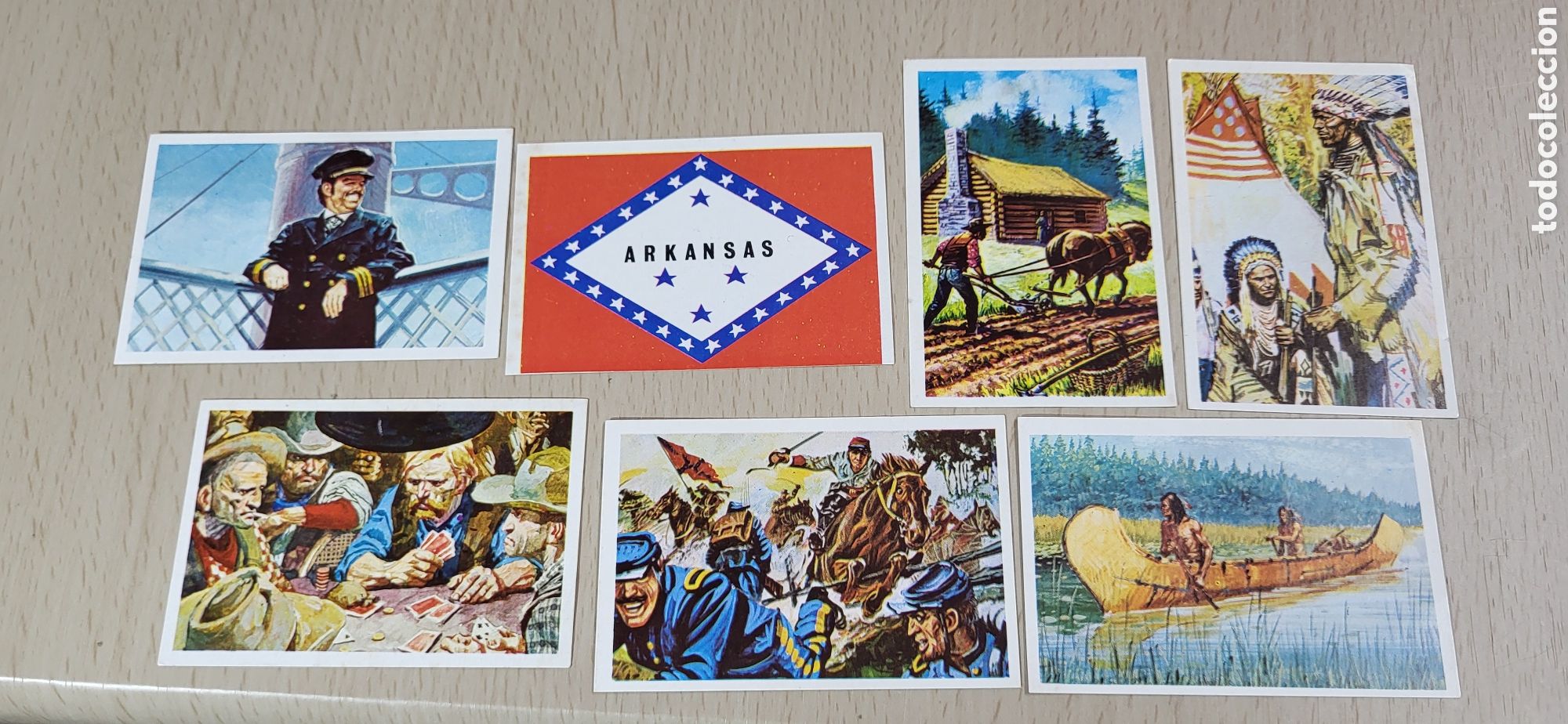 Collezionismo Figurine antiche: LOTE DE 7 CROMOS DEL ALBUM BRAVO OESTE DE EDITORIAL BRUGUERA 1972