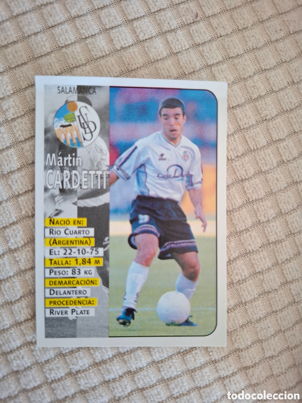 Sammeln alte Sammelbilder: Cromo liga 98-99 panini coloca 258 Cardetti ventanilla
