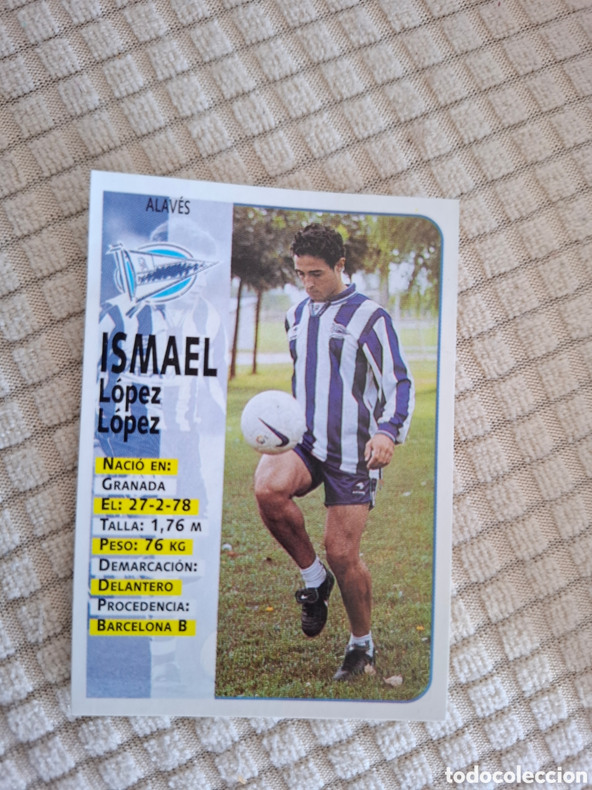 Sammeln alte Sammelbilder: Cromo liga 98-99 panini coloca 328 A Ismael ventanilla