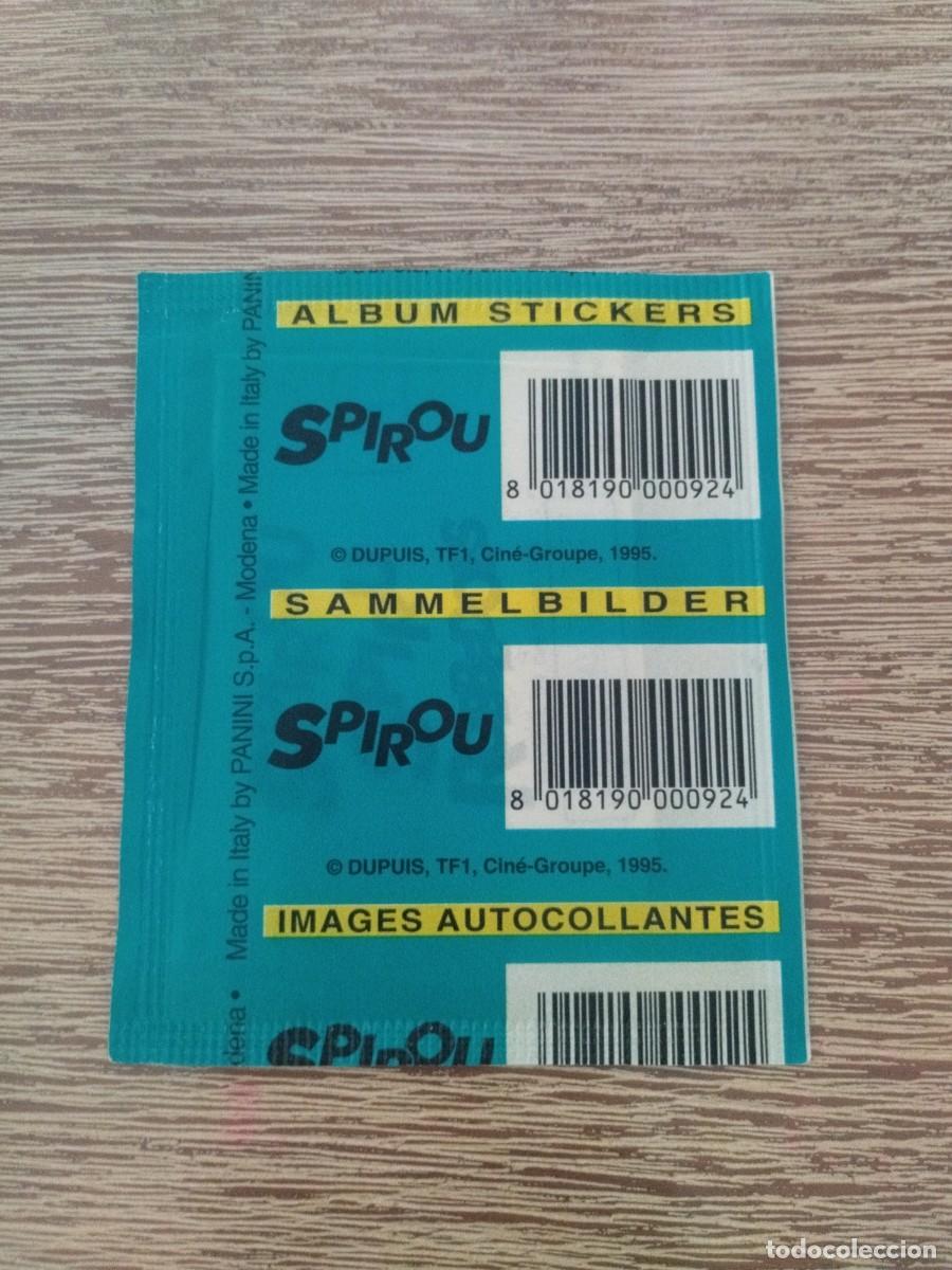 Coleccionismo cromos antiguos: Spirou - Sobre Sin Abrir - Panini 1995 - Foto 2
