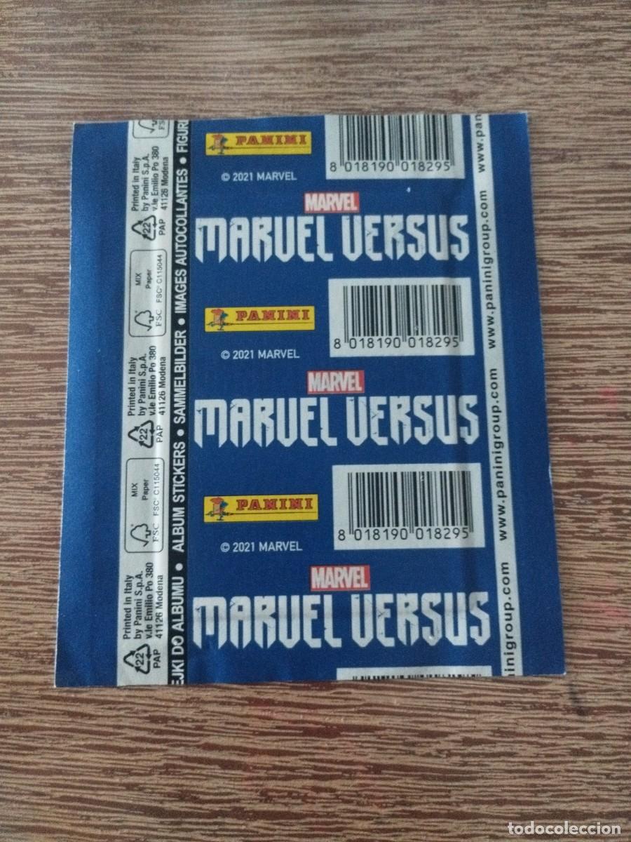 Coleccionismo cromos antiguos: Marvel Versus - Sobre Sin Abrir - Panini 2021 - Foto 2